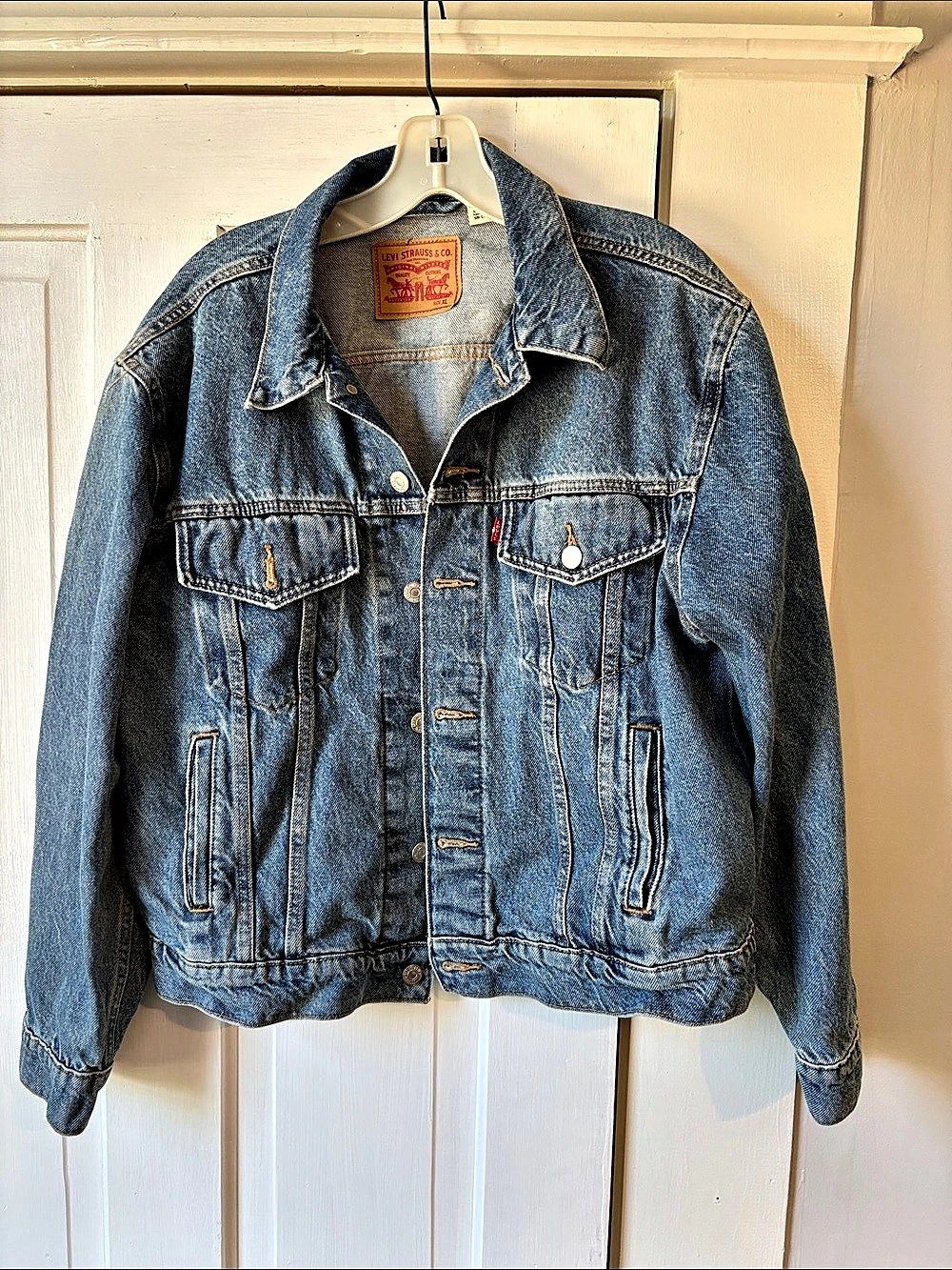 Levi's Ex-Boyfriend Trucker Jacket Blue XL